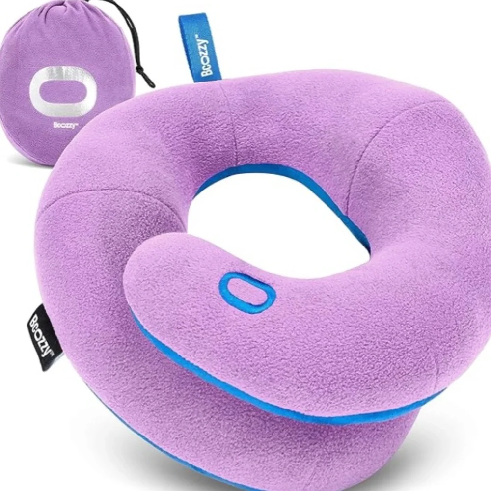 BCOZZY Neck Pillow for Travel Provides Support The Head, Neck,Lilac, Small, NWT